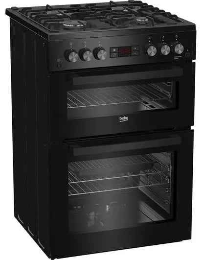 Beko XDG621K 60cm Double Oven Gas Cooker